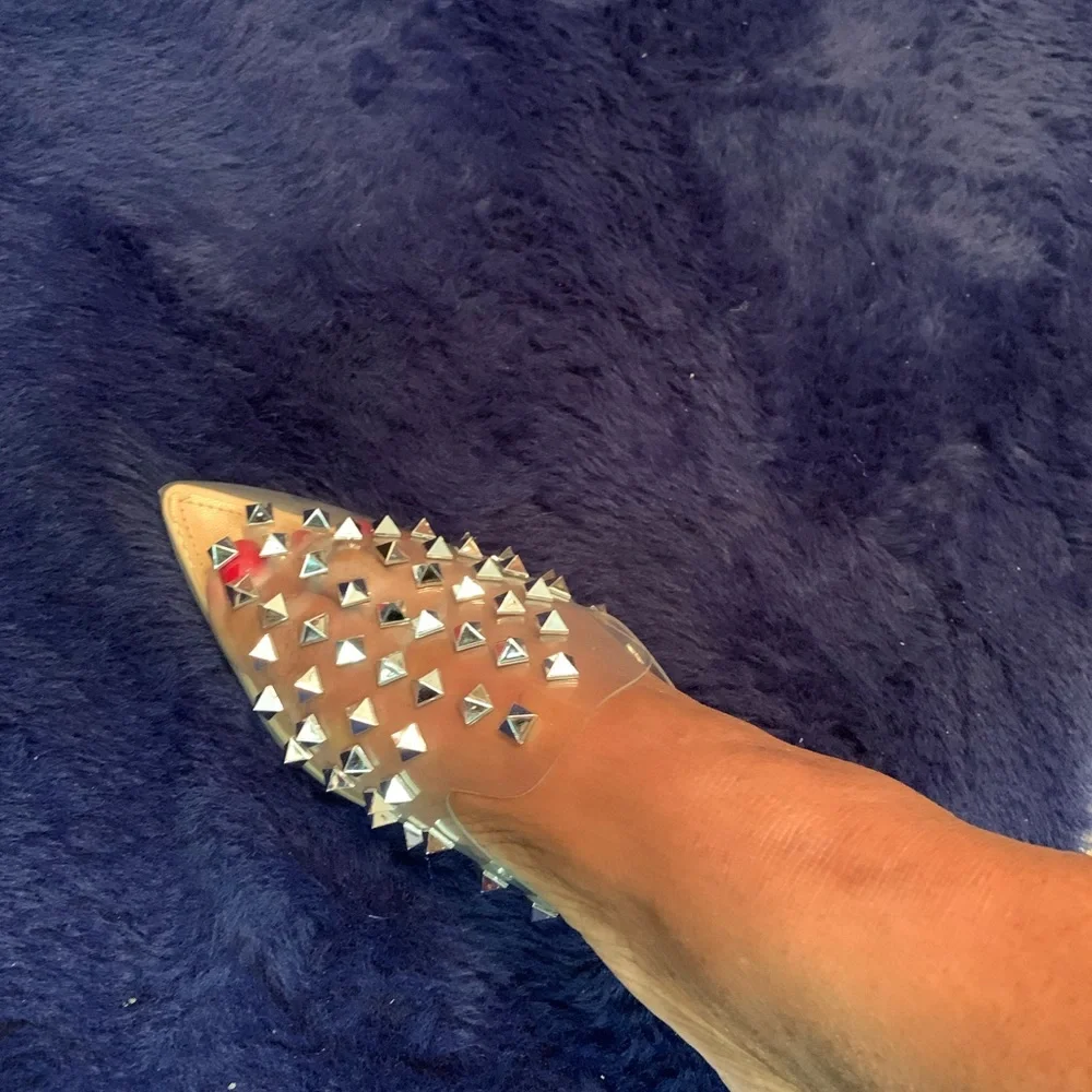 Ladies spike mule shoes - Picture 2 of 6